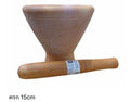 Thai Wooden Mortar & Pestle 15cm