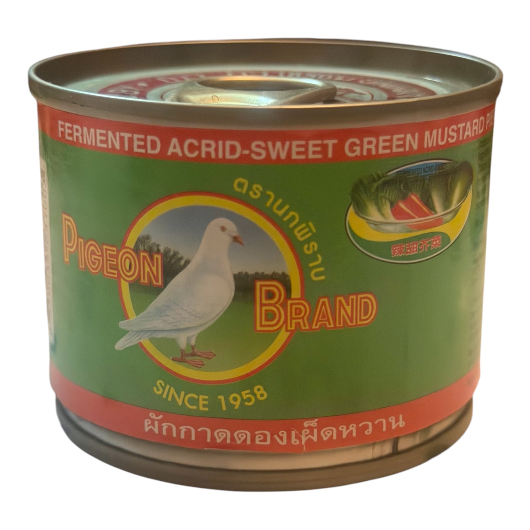 Pigeon Brand – Fermented Acrid-Sweet Green Mustard 140g